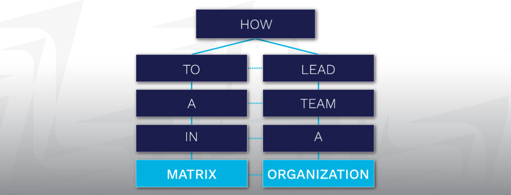 How to Lead a Team in a Matrix Organization