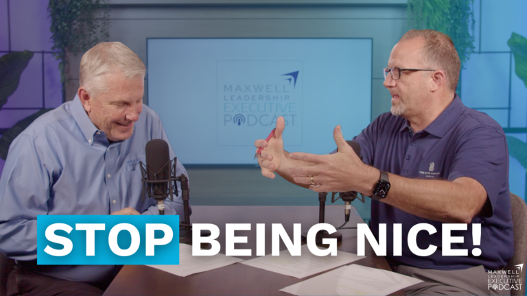 Stop Being Nice!